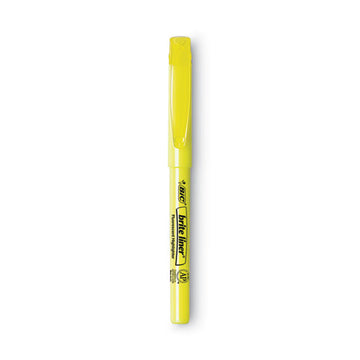 BIC® Brite Liner Highlighter Xtra Value Pack, Yellow Ink, Chisel Tip, Yellow-black Barrel, 200-carton freeshipping - TVN Wholesale